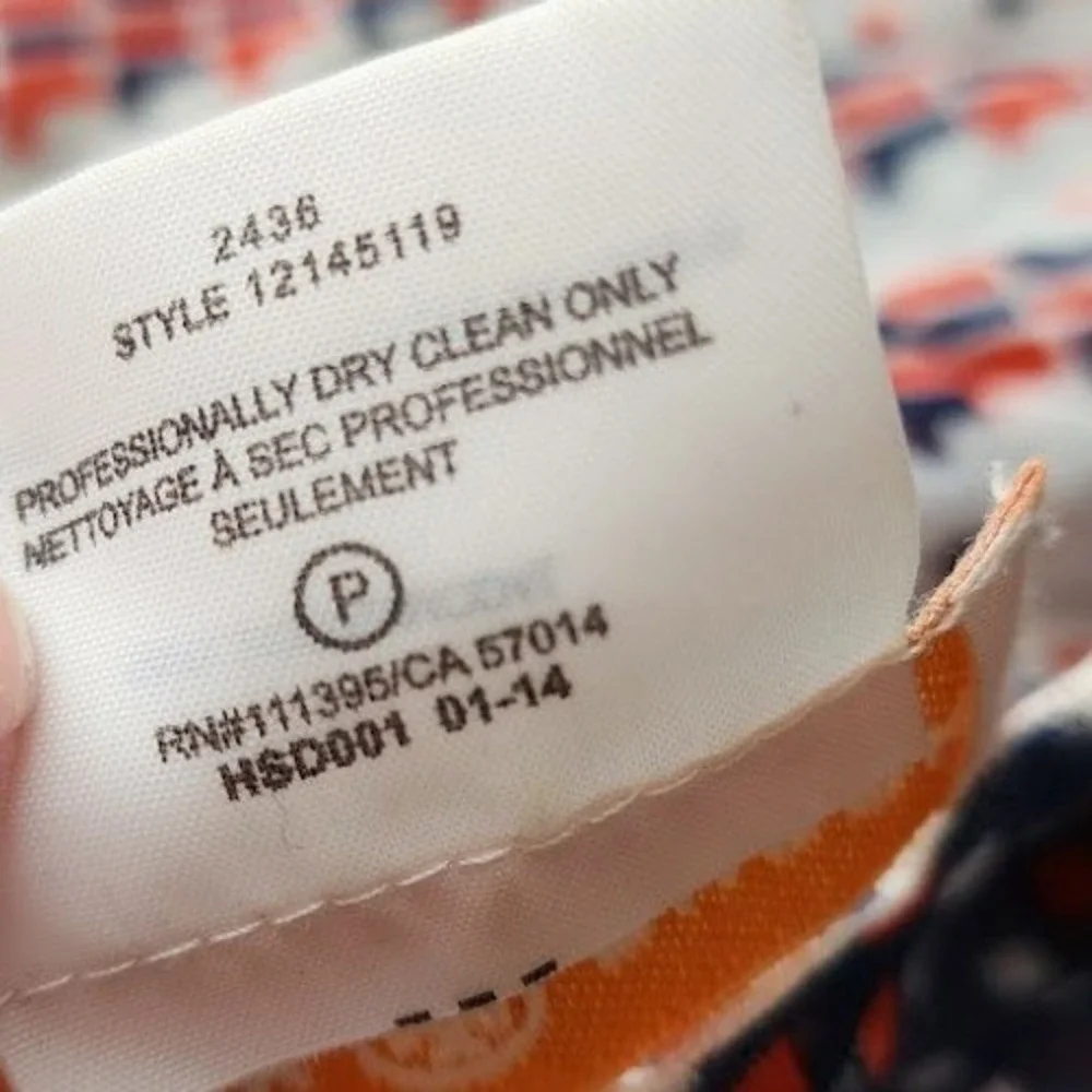 TORY BURCH Printed Infinity Scarf Red White Blue Preppy‎ Boho OS